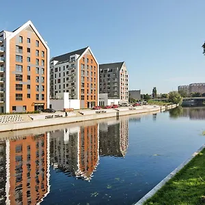 Lägenhet Downtown Riverside Nowa Motlawa Spa, Pool, Gym & Parking, Gdańsk